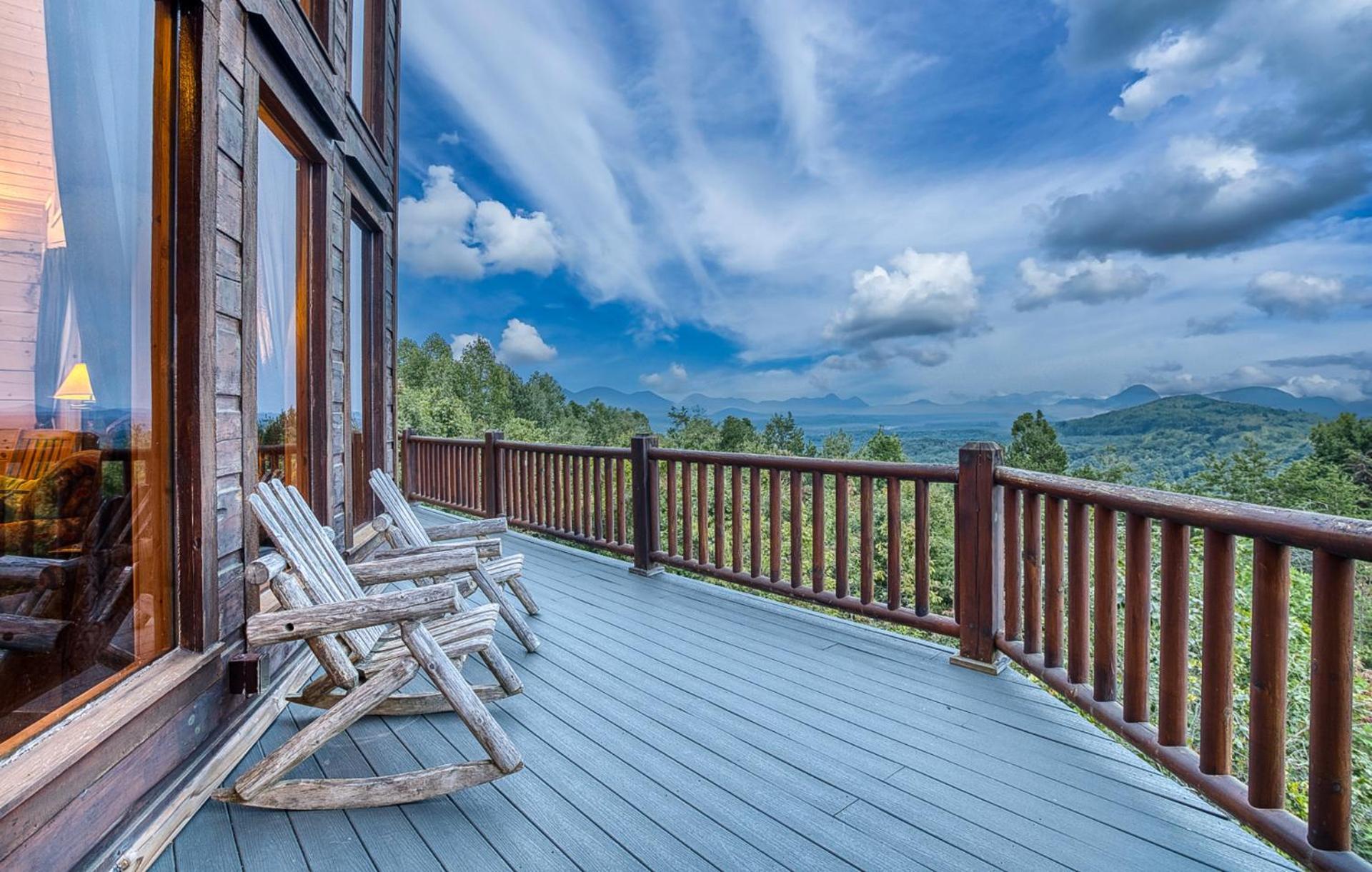 Sky High Lodge By Bk Stays. Large Cabin. Amazing Views. Game Room. Jacuzzi. Six Bedrooms. Sleeps 12 Blue Ridge Exterior photo